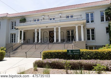 La Verne, Ca - April 27 2023:  Miller Hall On The Campus Of The University Of La Verne