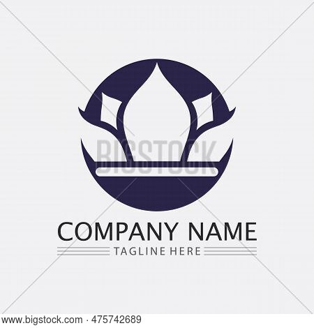 Crown Logo And Queen, King Logo Designtemplate Vector Illustration