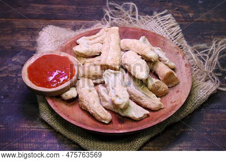 Otak Otak A Traditional Food Made From Fish And Served With Served With Chili Sauce