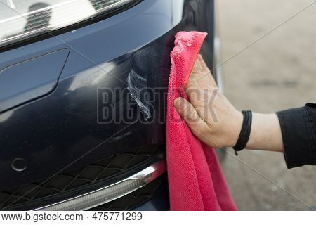 Handcraft Manual Polishing Paste Cleaning Car With Microfiber Cloth Detailing Valet Vehicle Paint La
