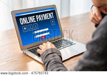 Online Payment Platform For Modish Money Transfer On The Internet Netowrk