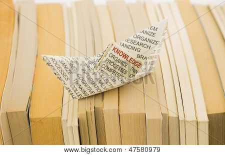 Bateau de connaissances sur les livres