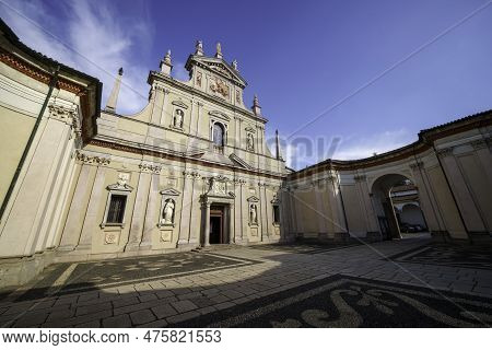 Historic Certosa Di Garegnano In Milan, Italy