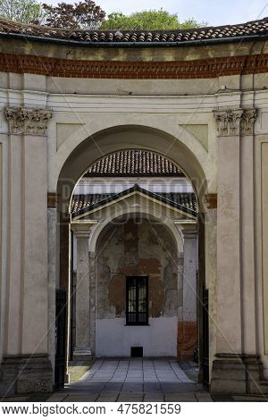 Historic Certosa Di Garegnano In Milan, Italy