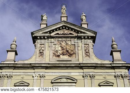 Historic Certosa Di Garegnano In Milan, Italy