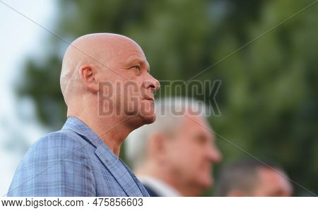 Odessa, Ukraine. August 24, 2021. Independence Day. Speech By The Mayor Of Odessa Gennadiy Trukhanov
