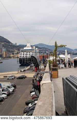 La Condamine, Monaco, April 22nd 2023:- A View Of Port Hercules, The Main Port Of Monaco, Located In