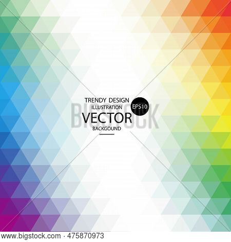 Color Vector Background. Geometric Design Element. Modern Template For Advertising, Presentations, B