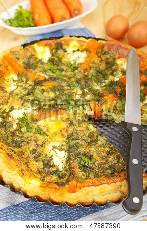 Quiche vegetariana
