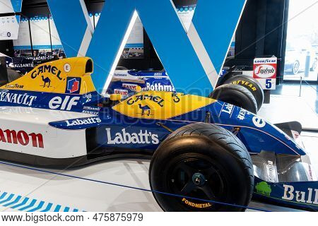 Sparkford.somerset.united Kingdom.march 26th 2023.a Williams Fw14 Formula One Car Driven By Nigel Ma
