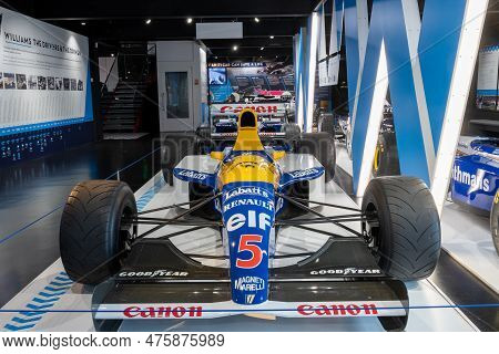 Sparkford.somerset.united Kingdom.march 26th 2023.a Williams Fw14 Formula One Car Driven By Nigel Ma