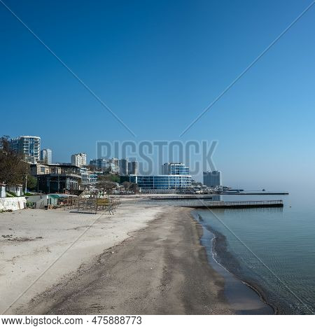 Chaika Beach In Odessa, Ukraine