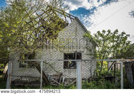 War In Ukraine, Village Of Yampil, Donetsk Oblast In Ukraine- 05 May 2023