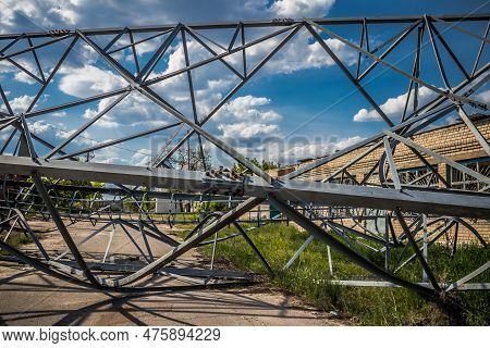 War In Ukraine, Village Of Yampil, Donetsk Oblast In Ukraine- 05 May 2023