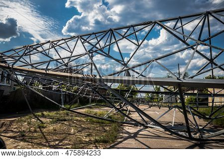 War In Ukraine, Village Of Yampil, Donetsk Oblast In Ukraine- 05 May 2023