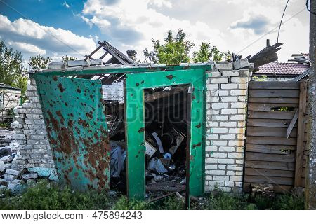 War In Ukraine, Village Of Yampil, Donetsk Oblast In Ukraine- 05 May 2023