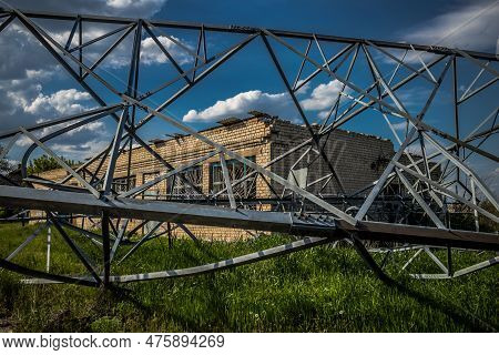 War In Ukraine, Village Of Yampil, Donetsk Oblast In Ukraine- 05 May 2023