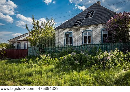 War In Ukraine, Village Of Yampil, Donetsk Oblast In Ukraine- 05 May 2023