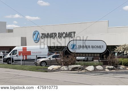 Warsaw - Circa May 2023: Zimmer Biomet Offices. Zimmer Biomet Produces Artificial Bone Joints And De