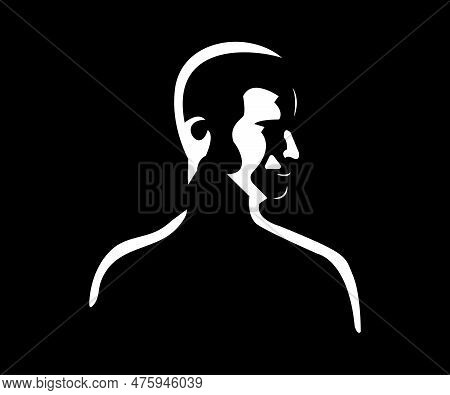 Minimal Human Logo Design Vector Logo Template