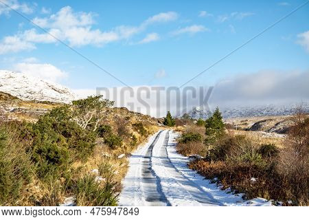 The R254 Connects Doochary And Glenveagh Nation Park In County Donegal - Ireland