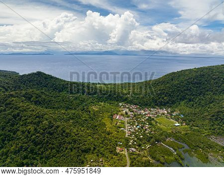 Top View Of Weh Island Covered With Jungle And Forest. Aceh, Indonesia.