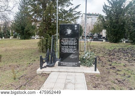Chisinau, Moldova - March 8, 2023: Memorial To Hero Of The Soviet Union, Alexander Ivanovich Marines