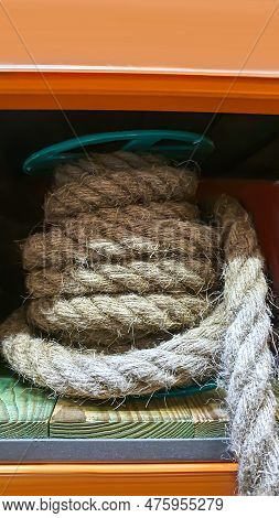 Ropes Of Different Diameters Are Sold In The Store. Suitable For Mounting. Repair And Construction. 