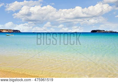 Beautiful Views Of Martinhal Beach In Sagres, Algarve, With Calm And Crystal Clear Waters