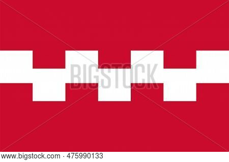 Flag Of Buren Municipality (gelderland Or Guelders Province, Kingdom Of The Netherlands, Holland)