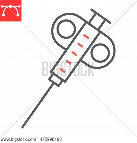 Biopsy Device Line Icon