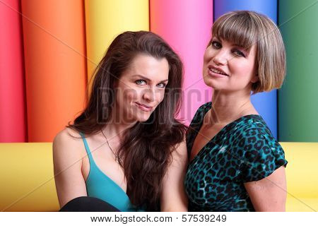 Alicia Arden and Rena Riffel at a promotional photo shoot for the Leica S2 Medium Format 37 MP Digital Camera Debut, Samys Camera, Los Angeles, CA. 01-15-10