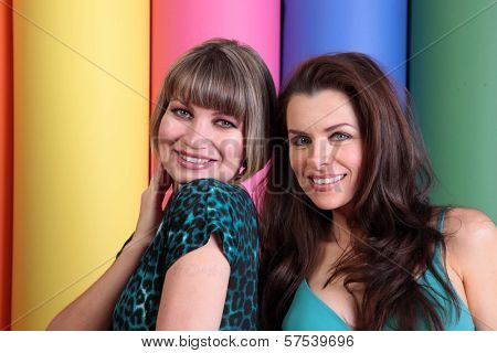 Rena Riffel and Alicia Arden  at a promotional photo shoot for the Leica S2 Medium Format 37 MP Digital Camera Debut, Samys Camera, Los Angeles, CA. 01-15-10