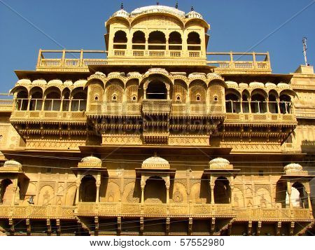 Haveli (palace) In Jaisalmer Rajasthan