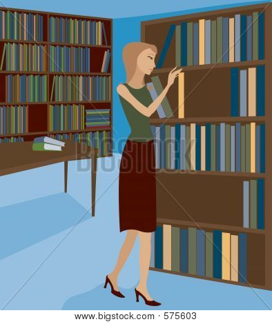 Книжный магазин или библиотеку 1