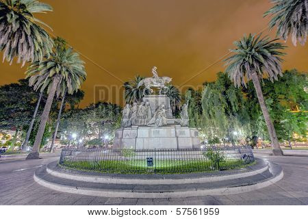 9 De Julio Square In Salta, Argentina