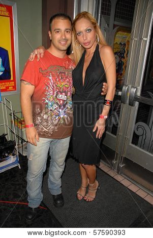 Val Tasso and Annabelle Gutman at the Los Angeles Premiere of 'Death of Evil', Benefitting the National Fathers Resource Center. Regency Fairfax Cinemas, West Hollywood, CA. 10-01-09