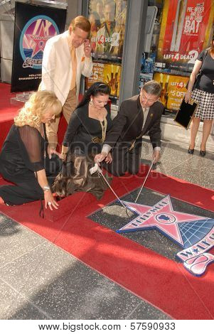 Tanya Tucker and Wink Martindale with Crystal Gayle and Leron Gubler at the Ceremony honoring Crystal Gayle with a star on the Hollywood Walk of Fame. Vine Street, Hollywood, CA. 10-02-09
