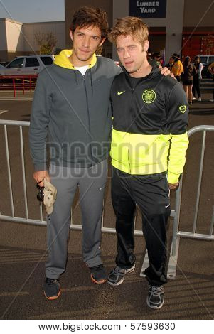 Michael Rady and Shaun Sipos at the 'American Dream 5k Walk' Benefitting Habitat for Humanity. Pacoima Plaza, Pacoima, CA. 10-10-09