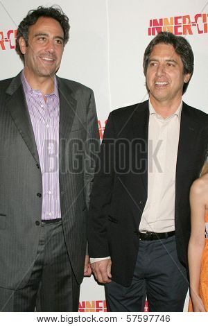 Brad Garrett and Ray Romano at the 20th Anniversary Inner City Arts Imagine Gala and Auction. Beverly Hilton Hotel, Beverly Hills, CA. 10-15-09