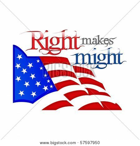 Right makes Might