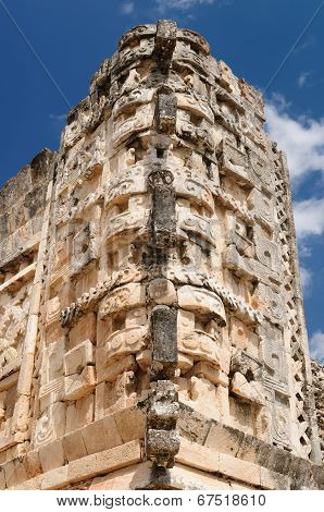 Uxmal Maya Ruins In Ucatan, Exico