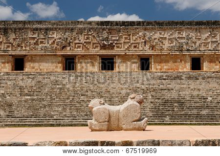 Uxmal Maya Ruins In Ucatan, Exico