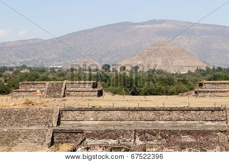 Teotihuacan Aztec Ruins Near Mexico City