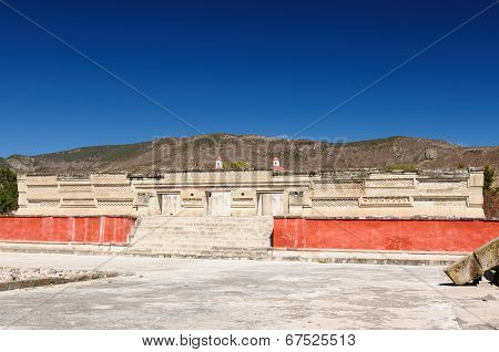 Mitla Mayan Ruins In Mexico