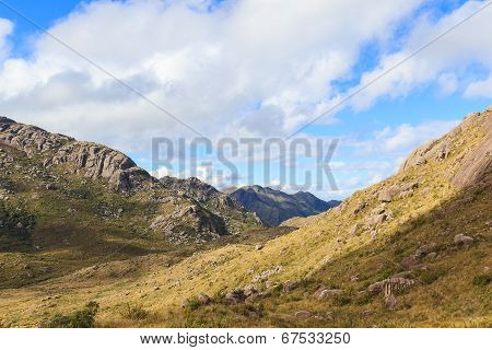 Landscape Mountains In Itatiaia National Park, Rio De Janeiro, Minas Gerais