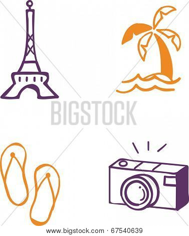 The view of icon set 