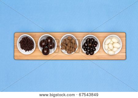 Taster Dishes Of Assorted Chocolates