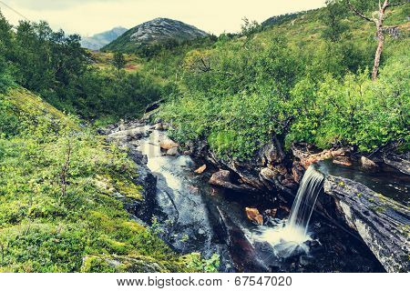 waterfall in Norway