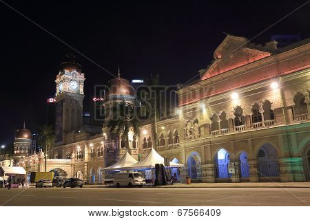 Historical Islamic Building Kuala Lumpur night